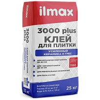 ilmax 3000 plus Клей для плитки усиленный керамика и ГРЕС